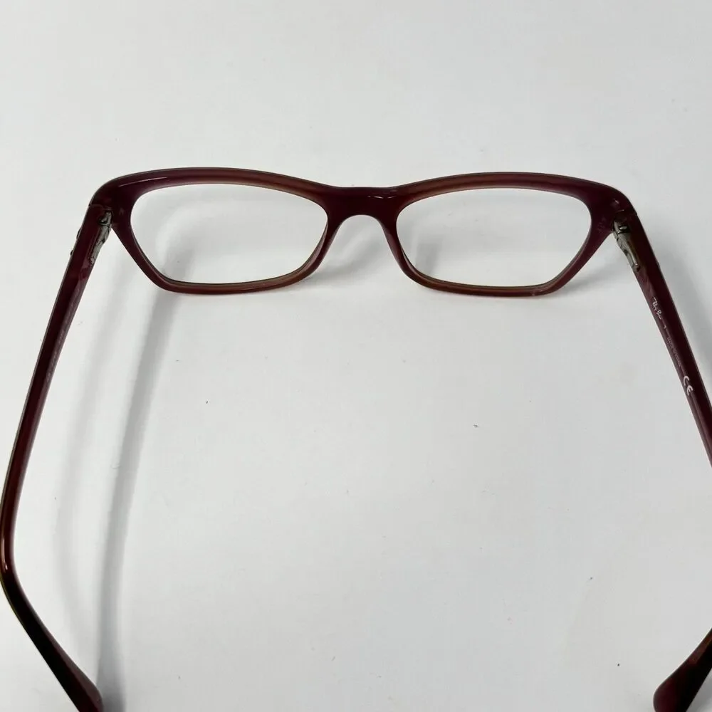 Ray-Ban RB5298 5386 Matte Brown Opal Pink Eyeglass Frames 53-17-135 Authentic